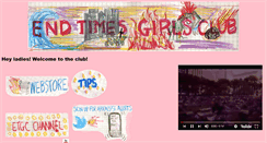 Desktop Screenshot of endtimesgirlsclub.com